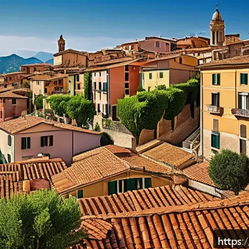 재산세 계산 기준 - A detailed infographic-style illustration showing the calculation of property tax value in Italy, fe...